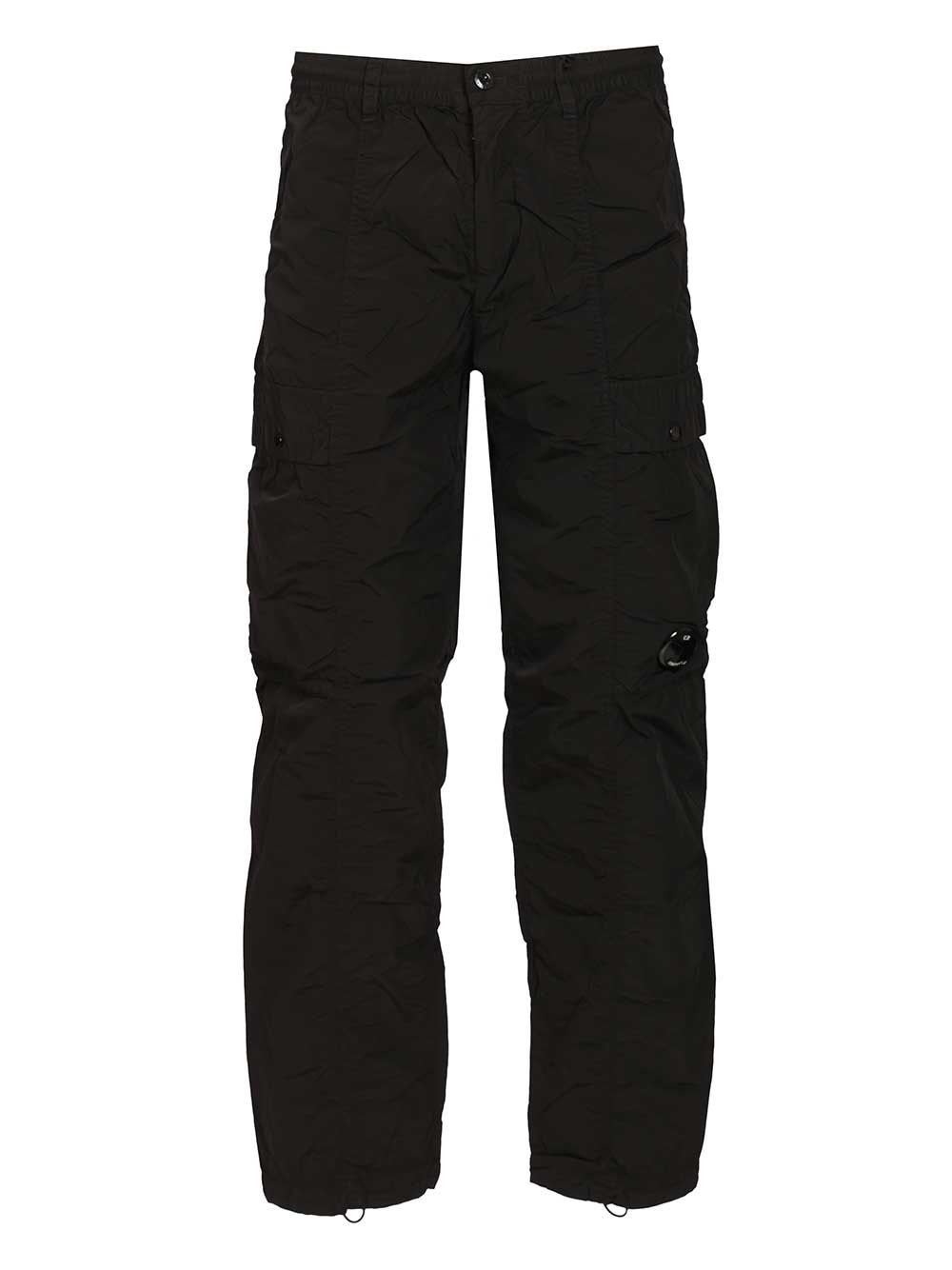 C.P. Company Chrome-R Regular Cargo Lens Pants Trousers - Black | 0aceb9ac10de0f1f11959afad1e8b6a9620556c3