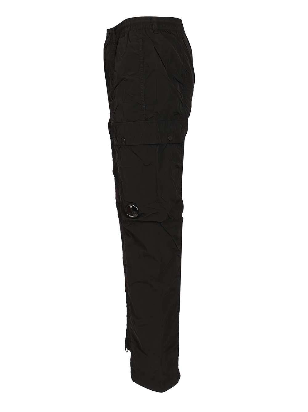 C.P. Company Chrome-R Regular Cargo Lens Pants Trousers - Black | 2eabecd85ce3a09b657392148a1bdd55ffd459d0