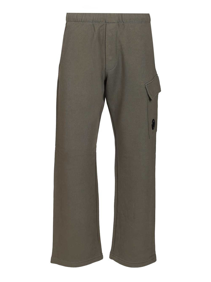 C.P. Company Diagonal Raised Fleece Cargo Sweatpants Trousers - Grey | 6f0fe20d2d6e31593d5420e4b1f380e9796bb49b