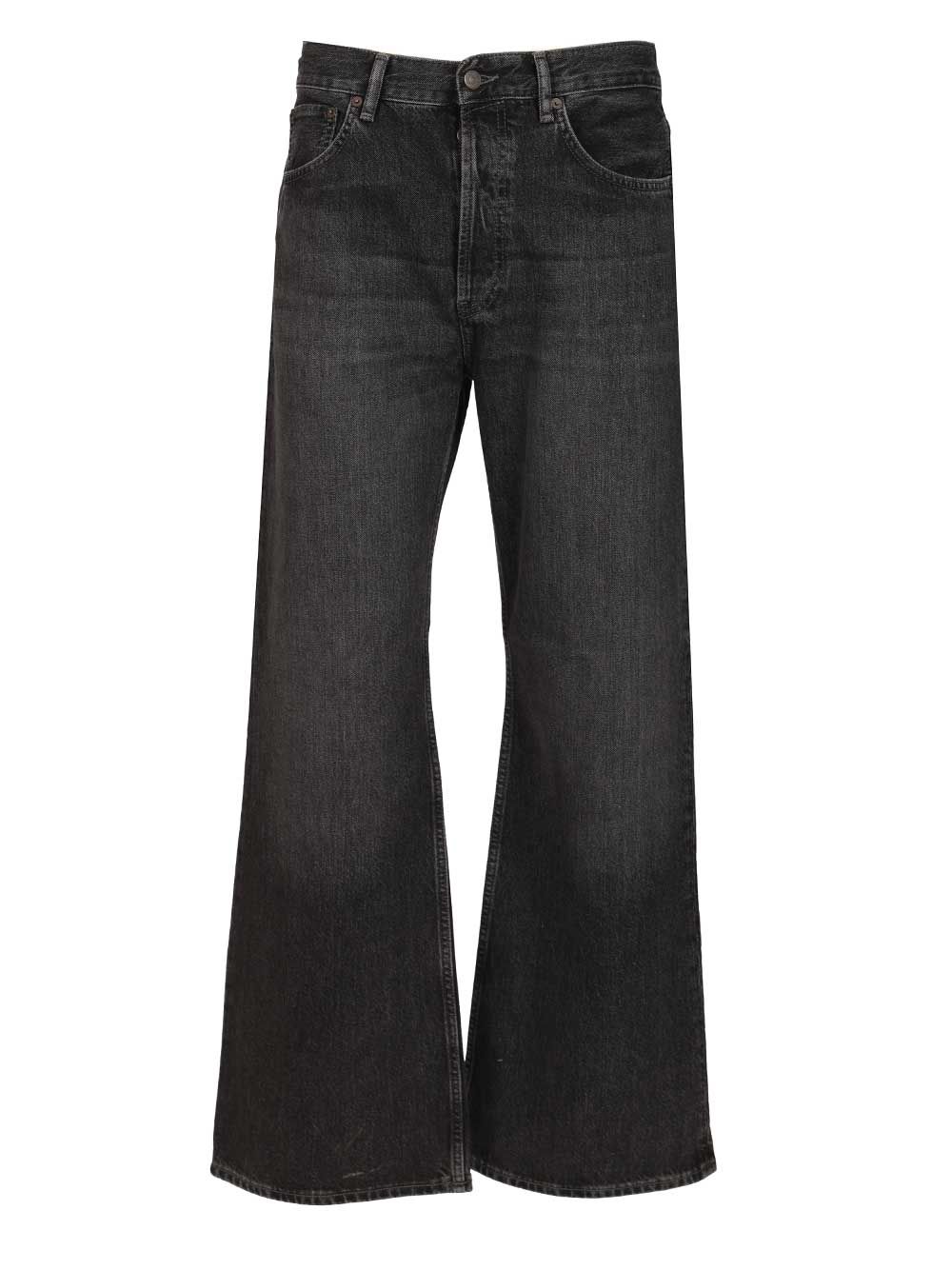 Acne Studios Deep Black Jeans - Black | e45506a49fa4140768e20d0cca64d9dcd70b1c28
