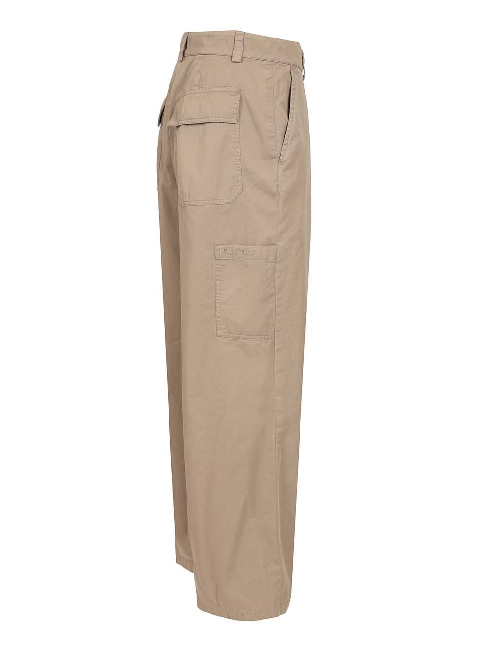 Balenciaga Workwear Pants Trousers - Beige | 63990d8e5dd508e783ca312ad9dce7abc235c095
