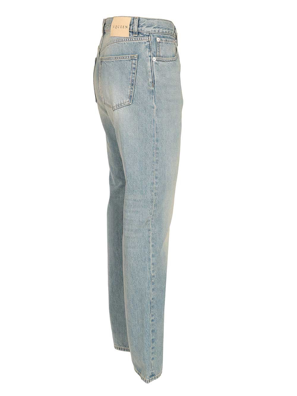 Mcqueen Francis Jean Jeans - Blue | 1e0a4ac9f45313c79a6ef73383358a3ecd491ba2