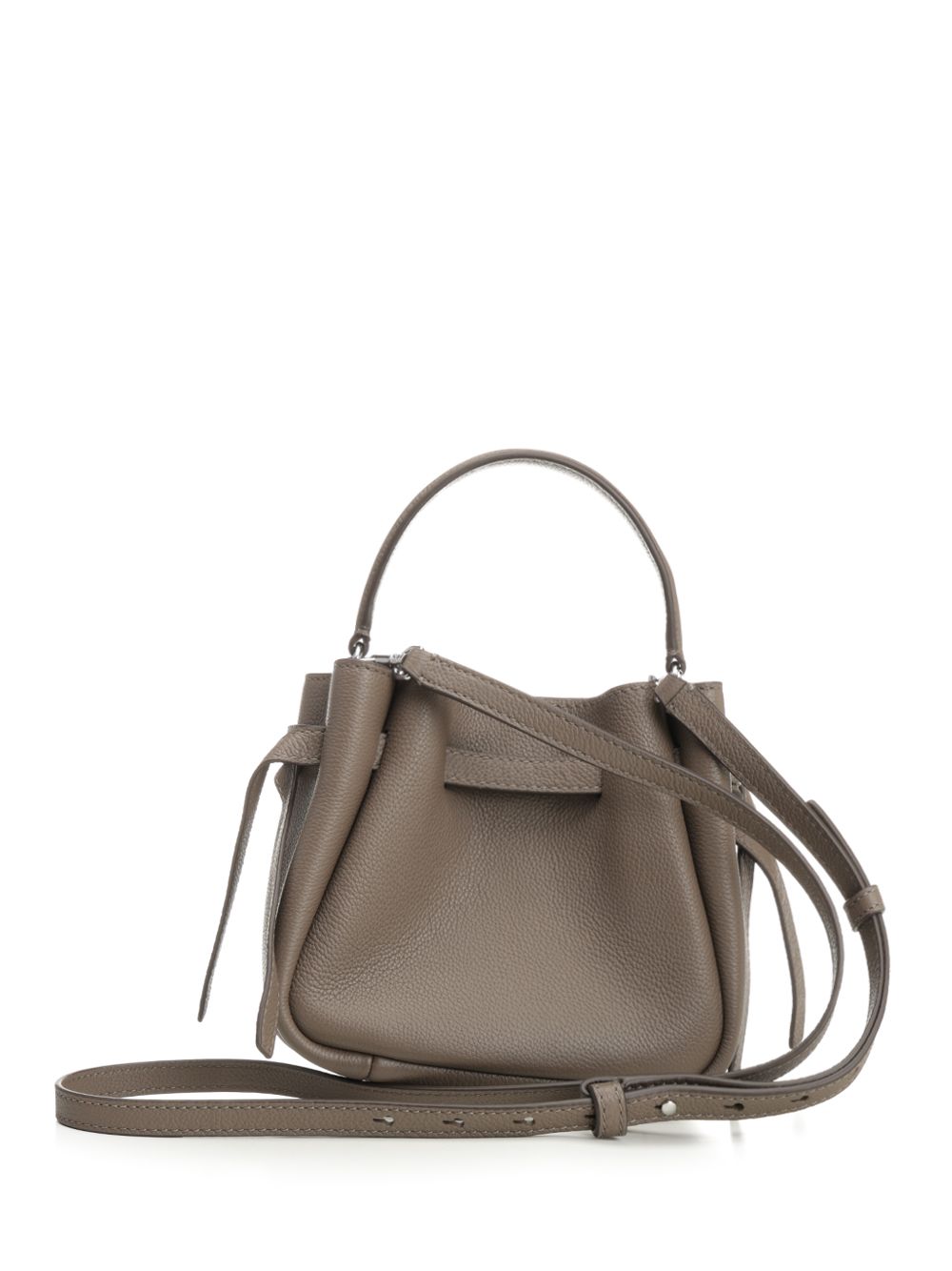 Tory Burch Romy Mini Bucket Bag Handbags - Brown | db5baf435b3e94a8a23aeb093964a1923439c8be