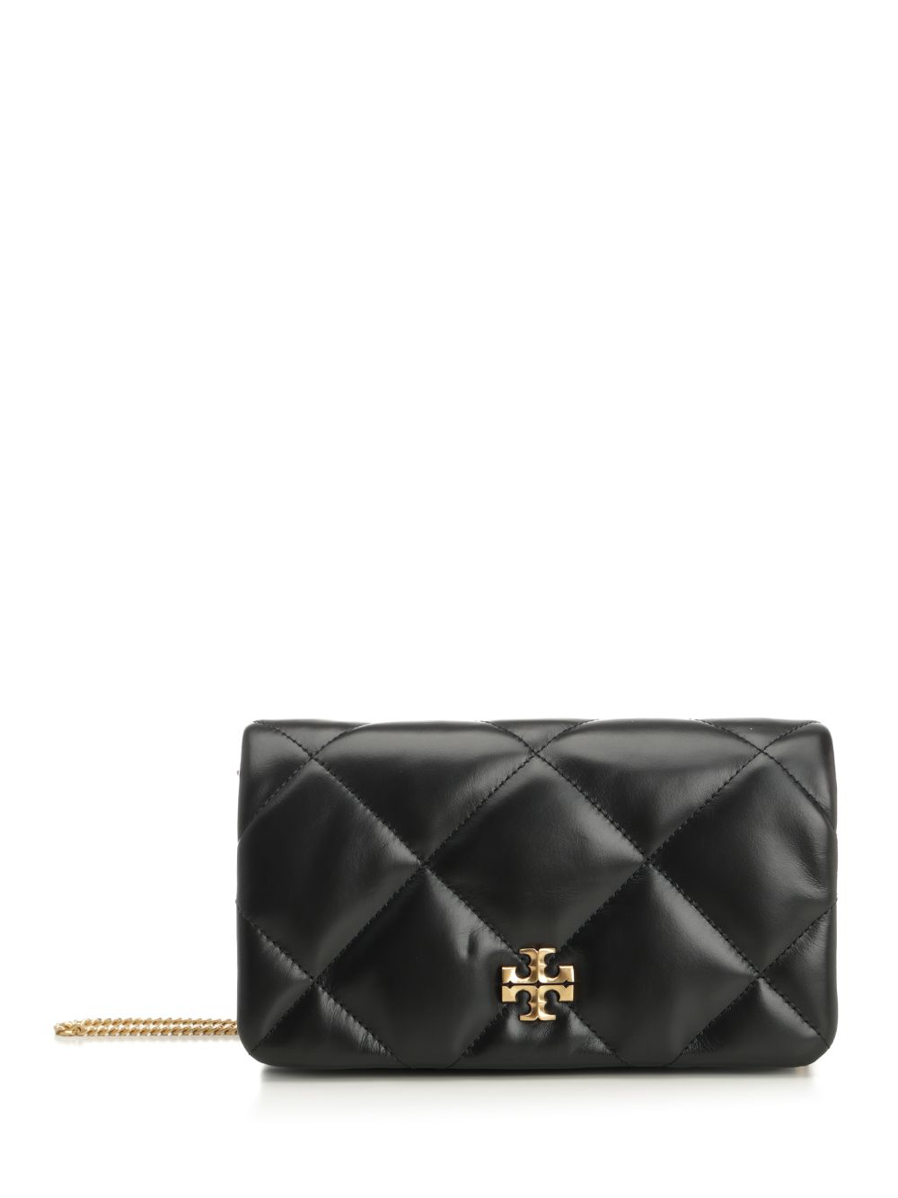 Tory Burch Kira Diamond Quilt Charm Chain Wallet Crossbody Bags - Black | b65ee19a7fc0659083fdec2cba2428667ce773aa