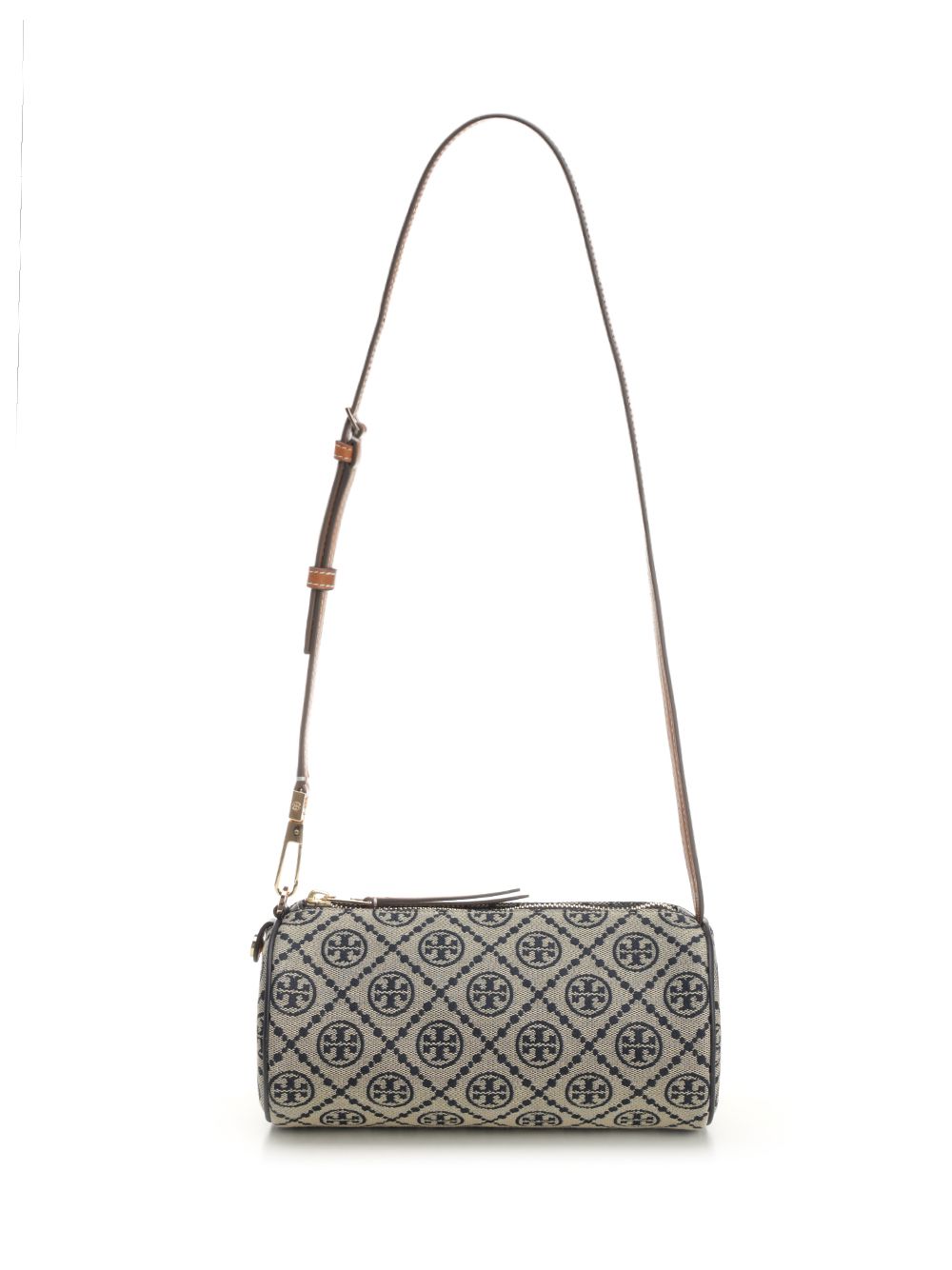 Tory Burch T Monogram Cylinder Bag Shoulder Bags - Blue | 09a6b23f8bb9abcd736dd57627b4a3714a9b43a4
