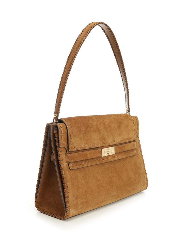 Tory Burch Lee Radziwill Shoulder Bags - Brown | 8ca896ba4ac44603dbca8393d2b3b085d104a1c2