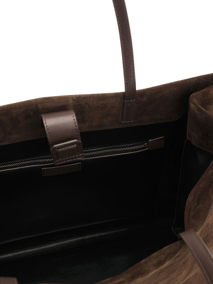 Tory Burch Ella Suede Tote Handbags - Brown | cb971f9fd72376917e174ca05a2c64dc9dd95d19