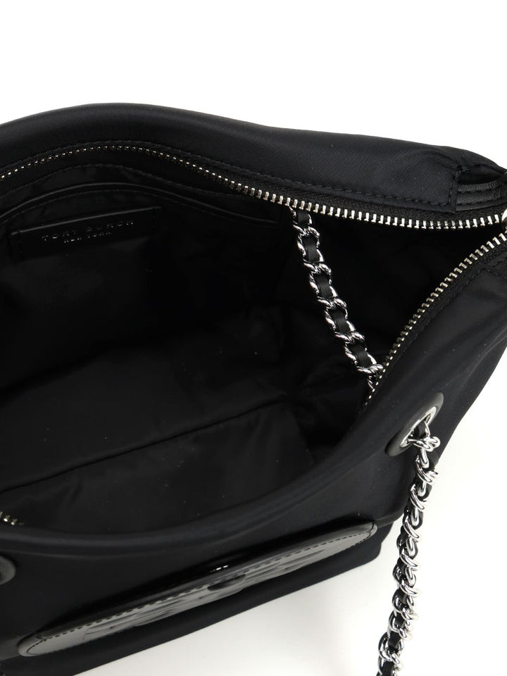 Tory Burch Ella Chain Small Crossbody Shoulder Bags - Black | 5798238027f0a8702647da2f6ae1adf2301554ca