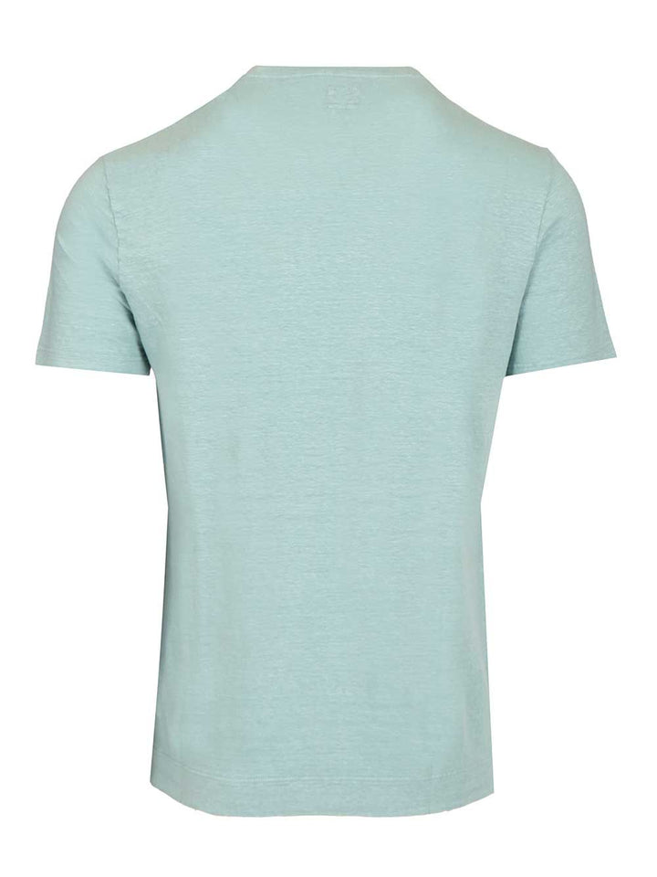 Fedeli Crew Neck T-Shirt - Light blue | 0715833bc29cebfc40a8761c0153102d13d502ed