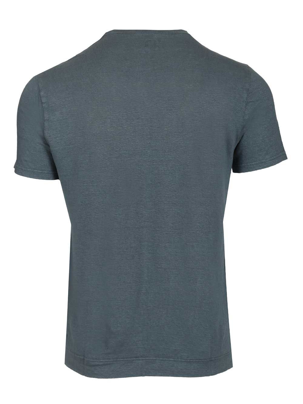 Fedeli Crew Neck T-Shirt - Blue | ae79855a66e96aa4e57f798c7059060da71f8d25