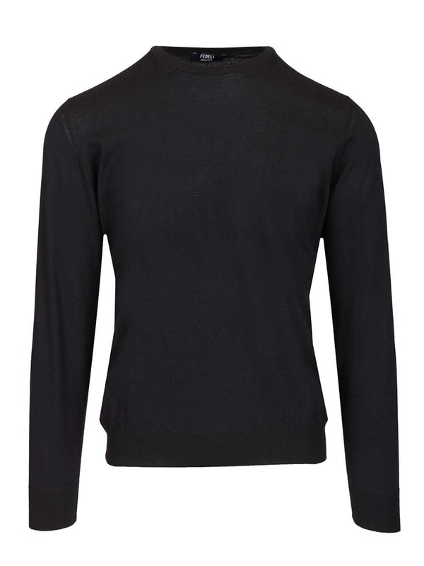 Long-Sleeved Sweater Knitwear Blue