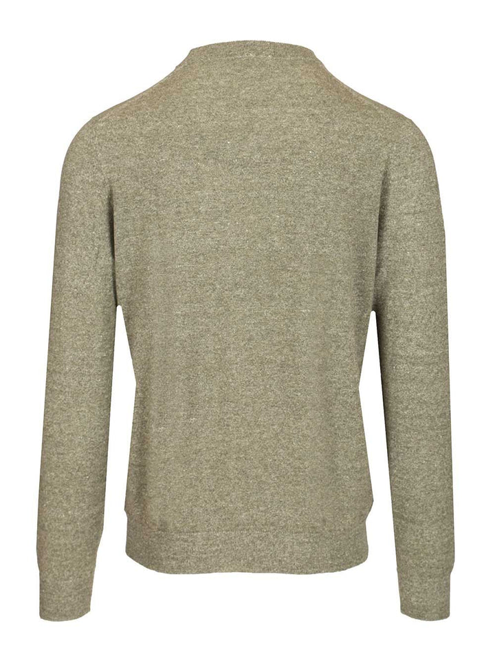 Fedeli Long-Sleeved Sweatshirt Knitwear - Green | d9cd68cece06a1fe64a49e24a45f760306206140