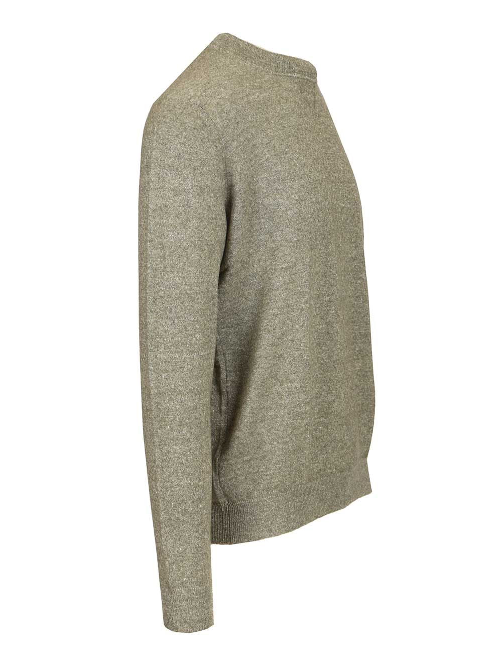 Fedeli Long-Sleeved Sweatshirt Knitwear - Green | f1427a78e53119dbf34c6ce01eea3eb5ecbd1461