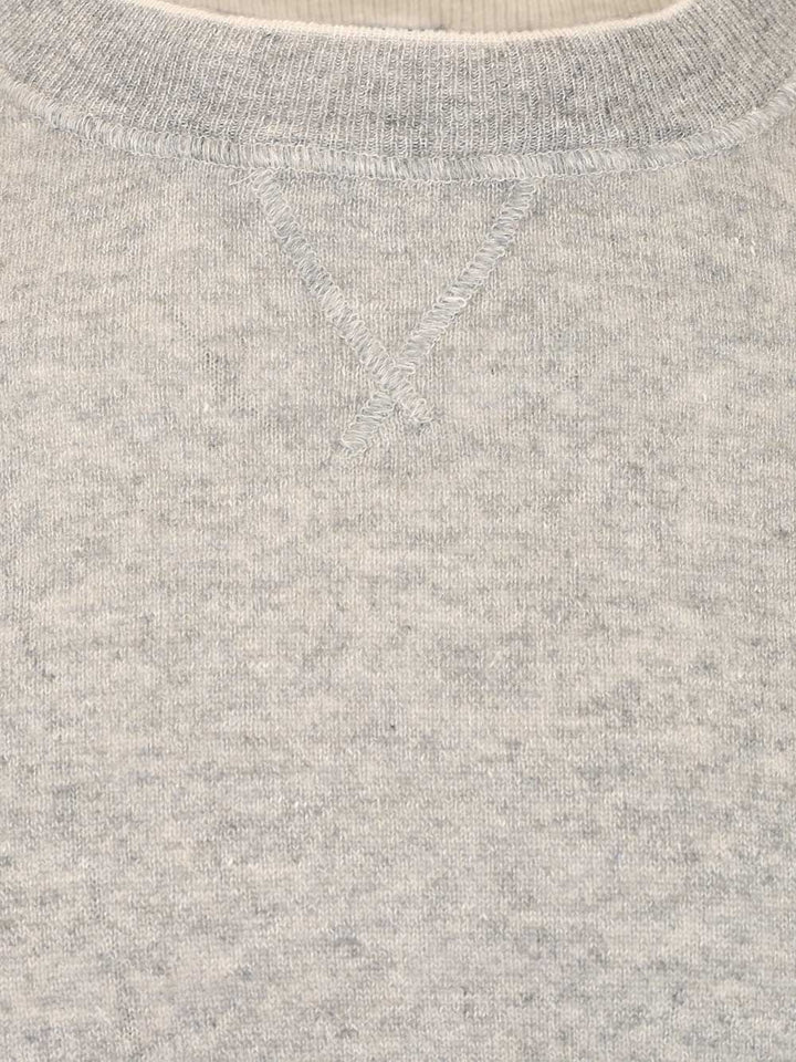 Fedeli Long-Sleeved Sweatshirt Knitwear - Grey | f0f0951835daa1cf64882c2a42afab50e1d415d5