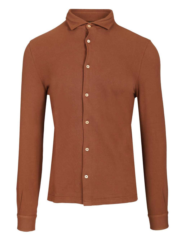 Long-Sleeved Shirt Brown