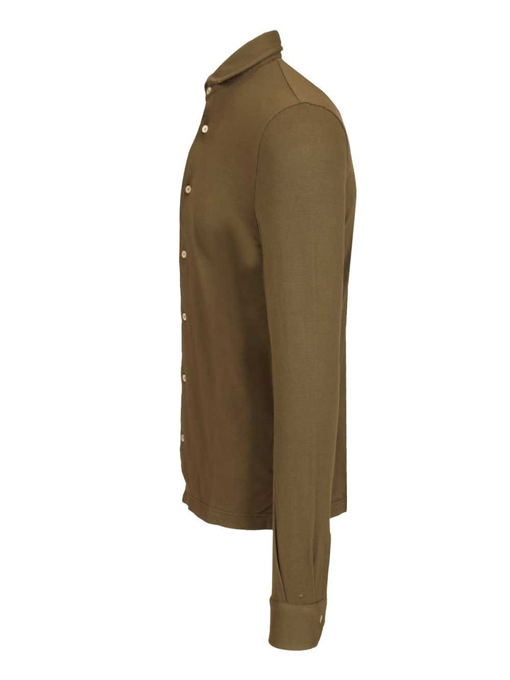 Fedeli Long-Sleeved Shirt Shirts - Green | 7f75b1a1ef19159c923881b964d7f6f9ca6aea5a