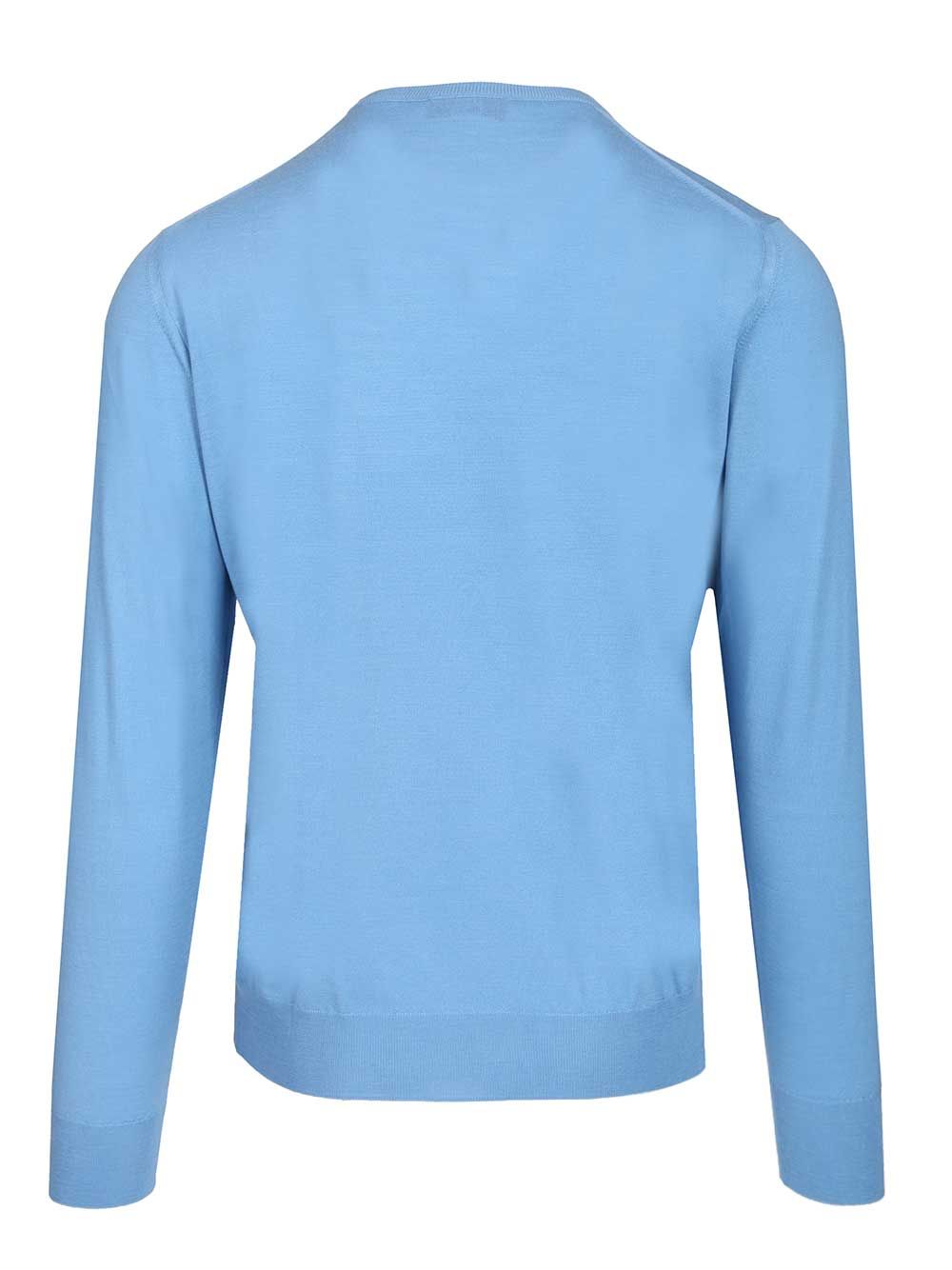 Fedeli Long-Sleeved Sweater Knitwear - Light blue | 8b8a999ed2e2242444368fd63832c3771085501a