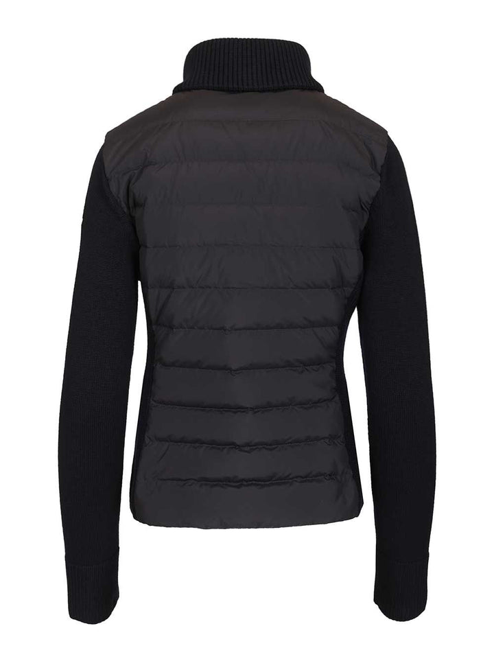Moncler Padded Cardigan Knitwear - Blue | 9aaa3d198854191260b8a34e95ce453dfb5c0e6d