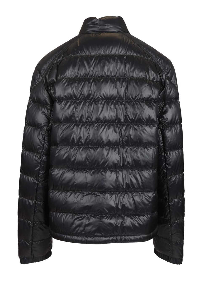 Moncler Selves Short Down Jacket Coats - Blue | 56a17958570690a3029220b8753cec7294c160c5