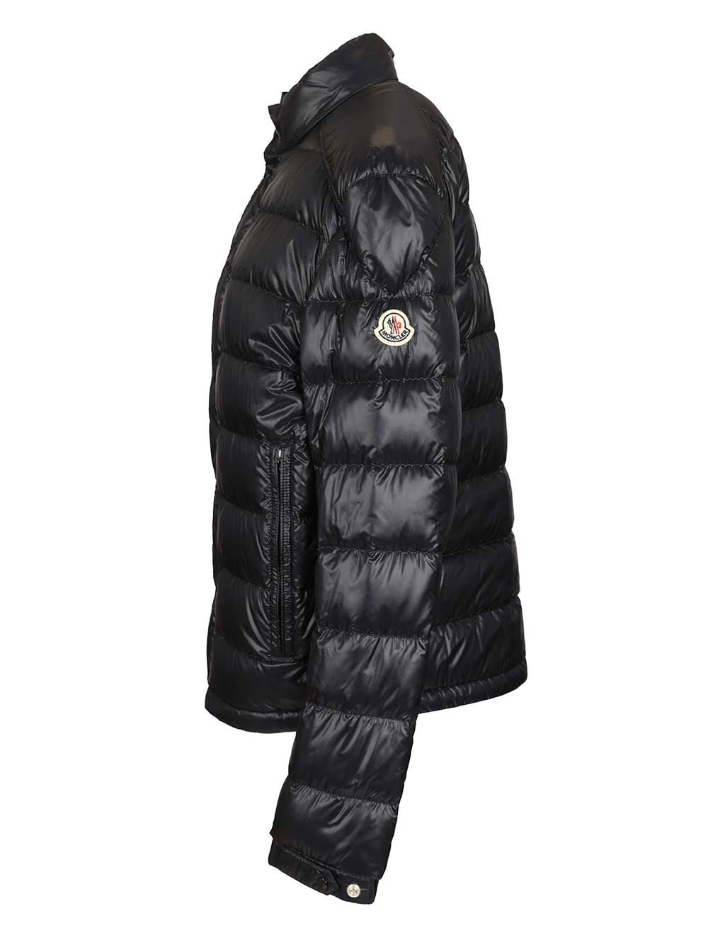 Moncler Selves Short Down Jacket Coats - Blue | c0e281708febee09c3c13c69813cf270c60e63e1