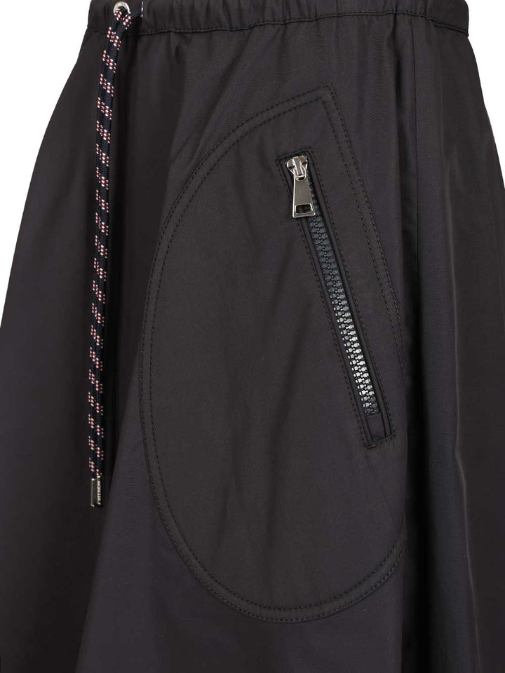 Moncler Midi Skirt Skirts - Blue | d7b77cffd720a13a4dcd48c0242b30aed303a578