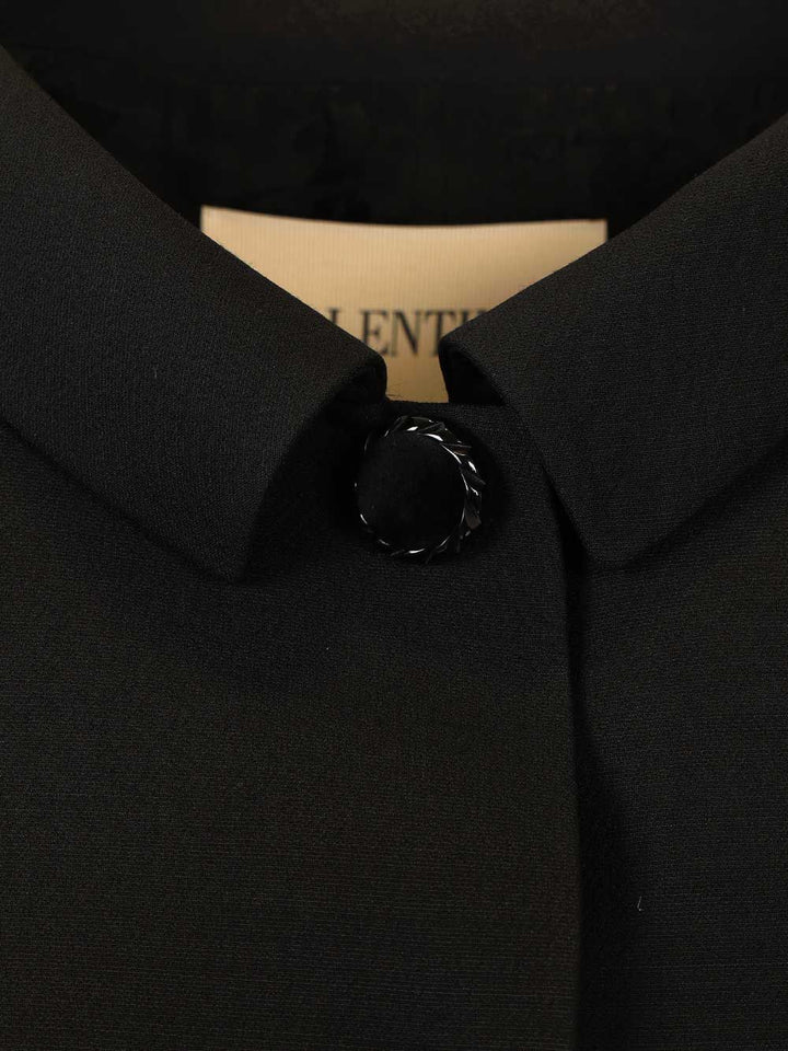 Valentino Garavani Crepe Jacket Jackets - Black | 00b73c9147b6856698b6e7ab6a28a48a2697774d