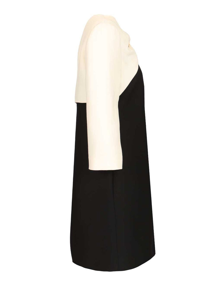 Valentino Garavani Mini Cut-Out Crepe Dress Dresses - Black | 34b21f41ddd126244d78a6541718badd18376626