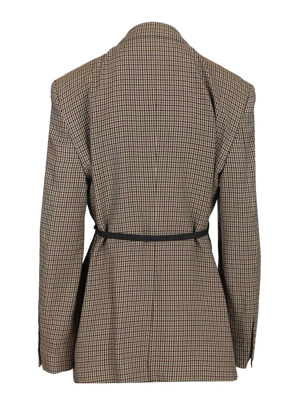 Balenciaga Tailored Wrap Jacket Jackets - Brown | 89bca82485c90550551184206434ead1673ed7a1