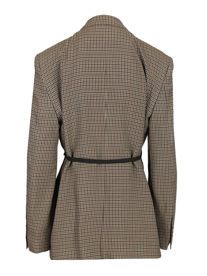 Balenciaga Tailored Wrap Jacket Jackets - Brown | 89bca82485c90550551184206434ead1673ed7a1