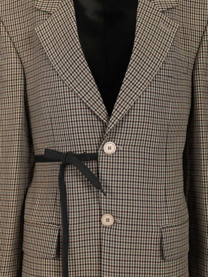 Balenciaga Tailored Wrap Jacket Jackets - Brown | 31efce0ac8821e4e18778588c767f050eca11fd0