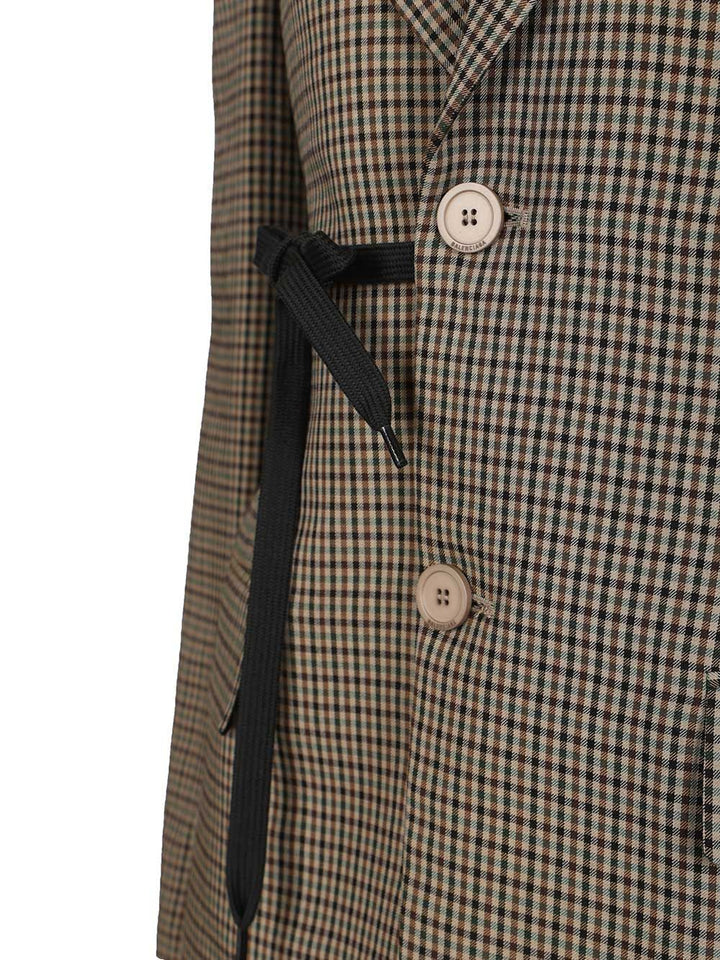 Balenciaga Tailored Wrap Jacket Jackets - Brown | afa72e4ccda8117207bc07245324fd8582d64dd1