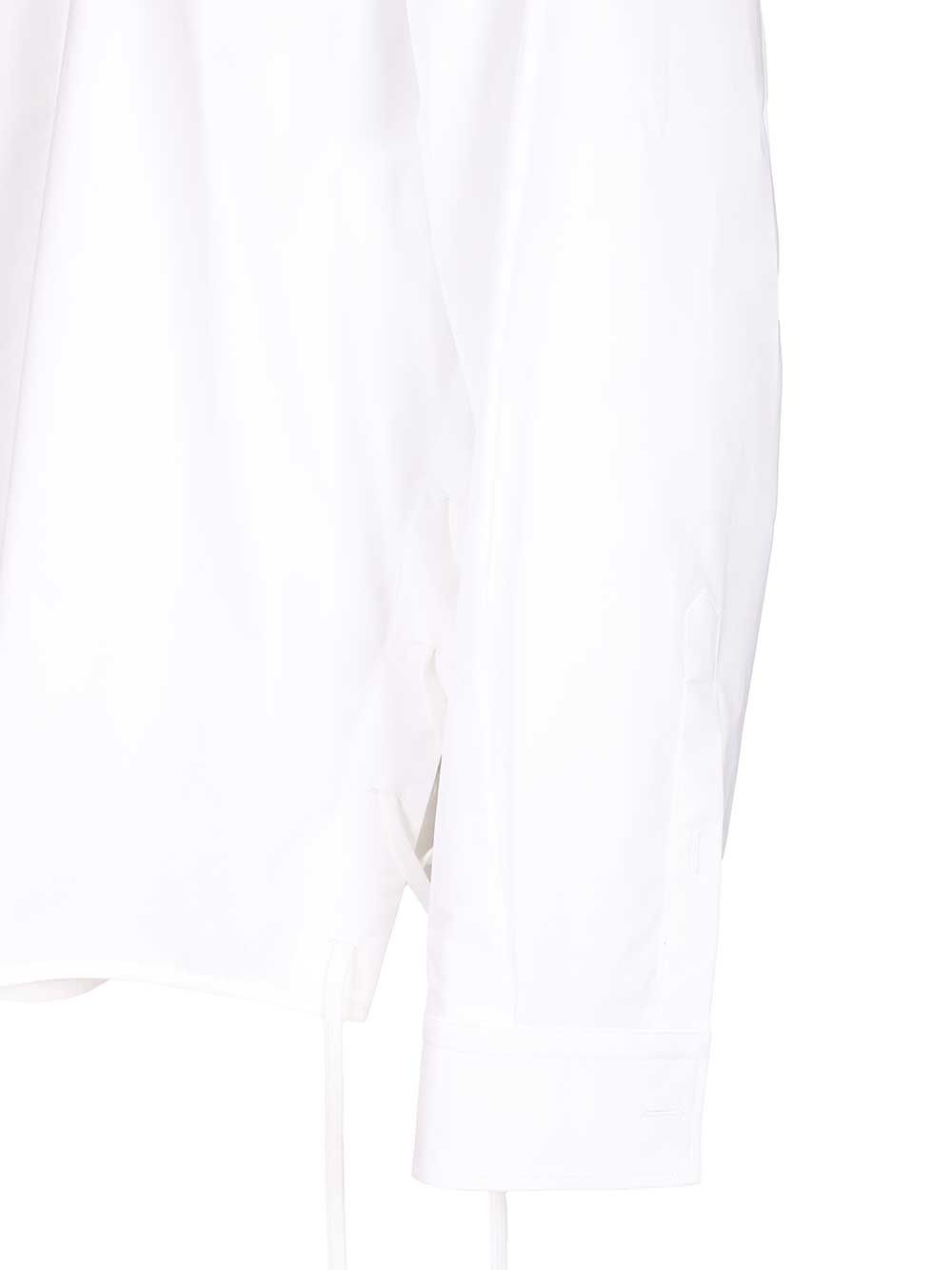 Balenciaga Long-Sleeved Shirt T-Shirt - White | 027caa702617cc24e5bf2e514f83b33f2e988f1f
