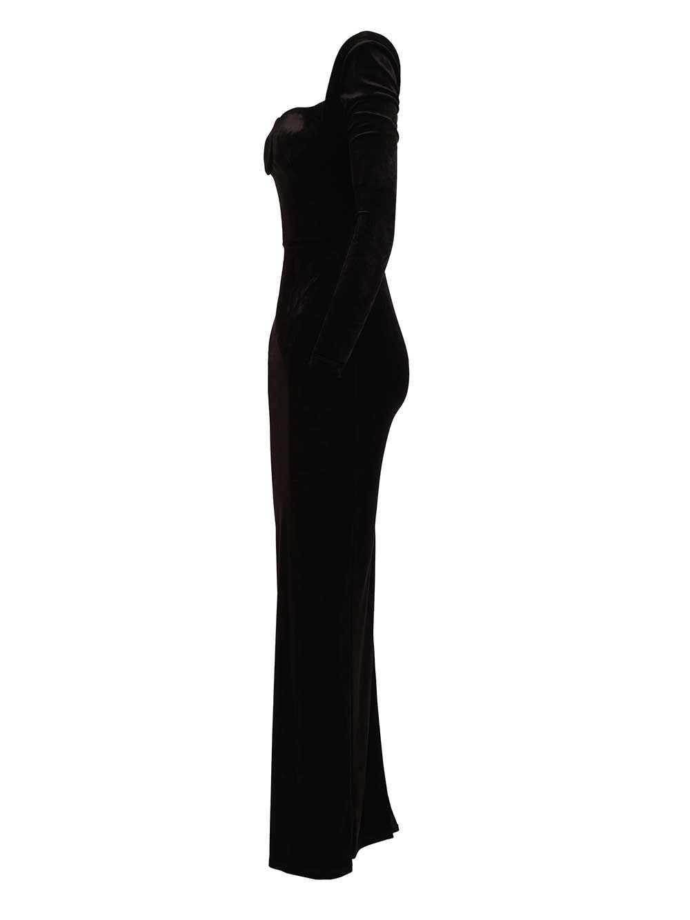 Balenciaga Off-The-Shoulder Maxi Dress Dresses - Black | 4e91a21c419e1db1b502577f5a18aa5d12040a39