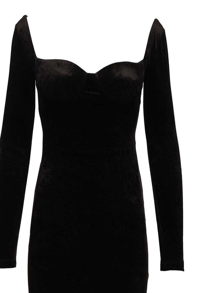 Balenciaga Off-The-Shoulder Maxi Dress Dresses - Black | 1b7d1a580e97e4cb60bcd6e18d25752b09ad7608
