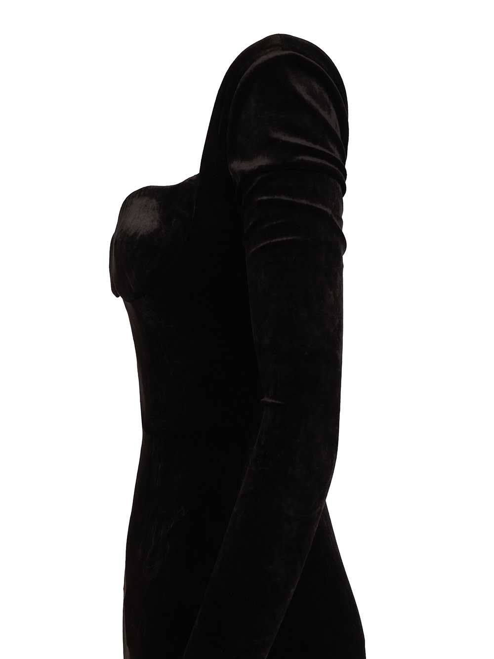 Balenciaga Off-The-Shoulder Maxi Dress Dresses - Black | 047fbf0ea239bddf900ec2ab0cbe40dc508eb4c0