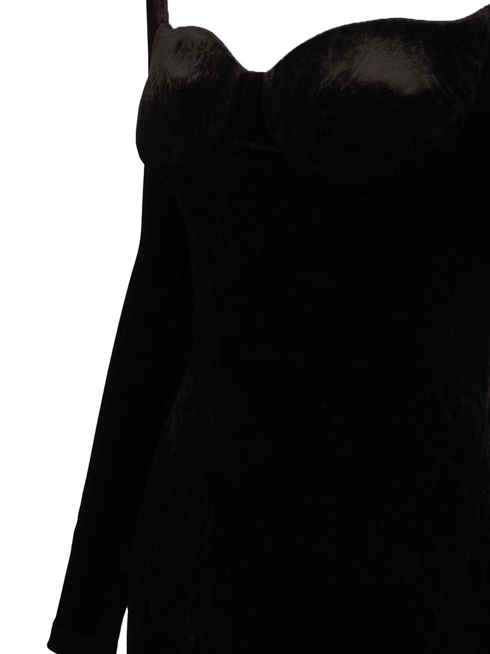 Balenciaga Off-The-Shoulder Maxi Dress Dresses - Black | 46a260ef282555953faa7de777d32c7a4454bfd8
