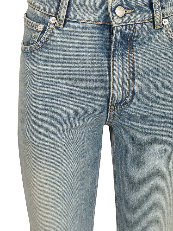 Mcqueen Straight-Leg Jeans - Blue | 902cb75ffa94e9c4f1cce1423d0295f95633bfa2