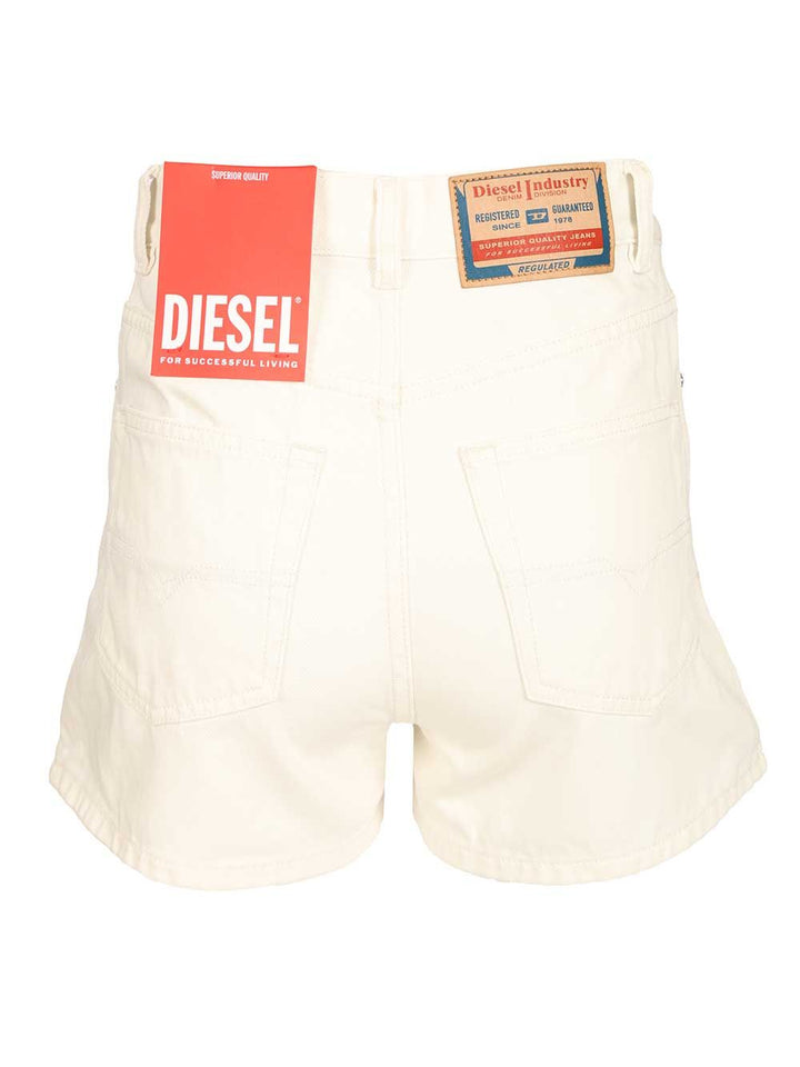 Diesel Short Denim Trousers - White | ea8856b753939dce310844ed8feba3f16bd0f885