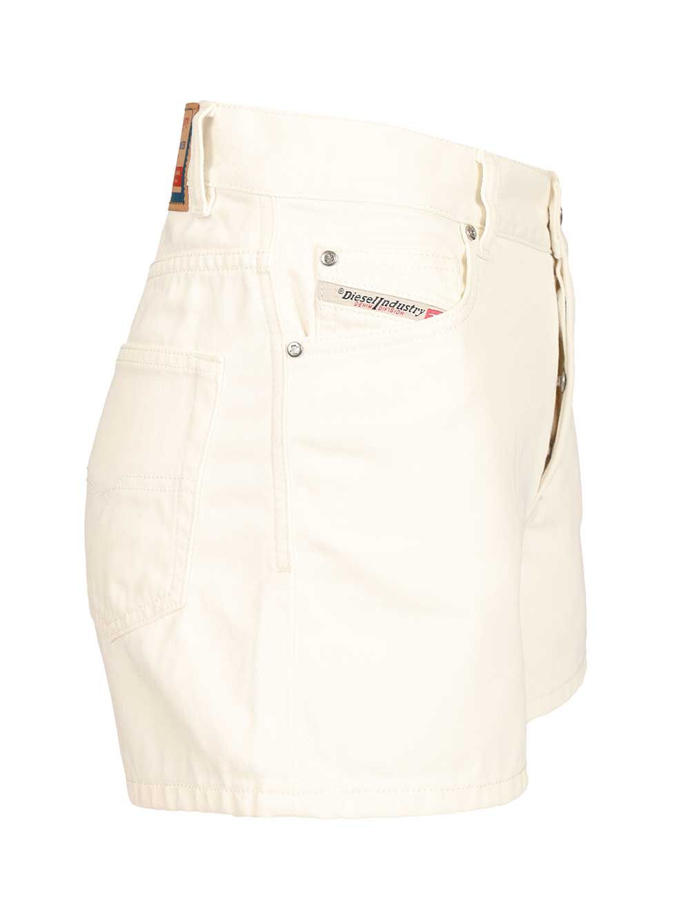 Diesel Short Denim Trousers - White | a1c79ce7458999cf35db3943605af599972871b4