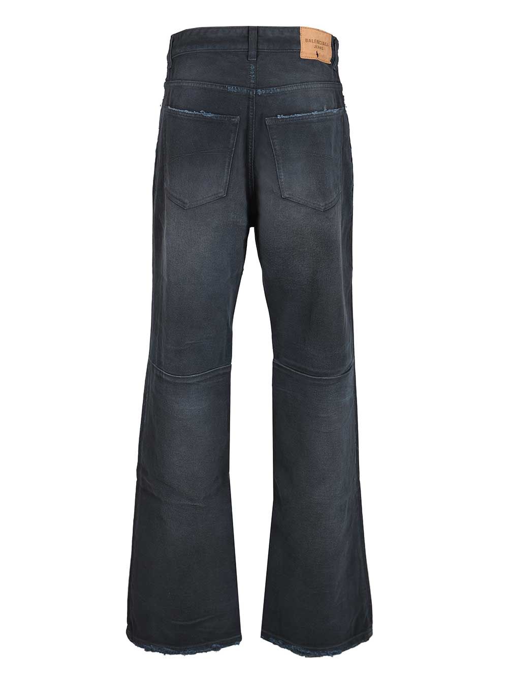 Balenciaga Regular Faded Jeans Trousers - Blue | bf65e74bdee39a978fe7aa1f49f5402d8e59bd79