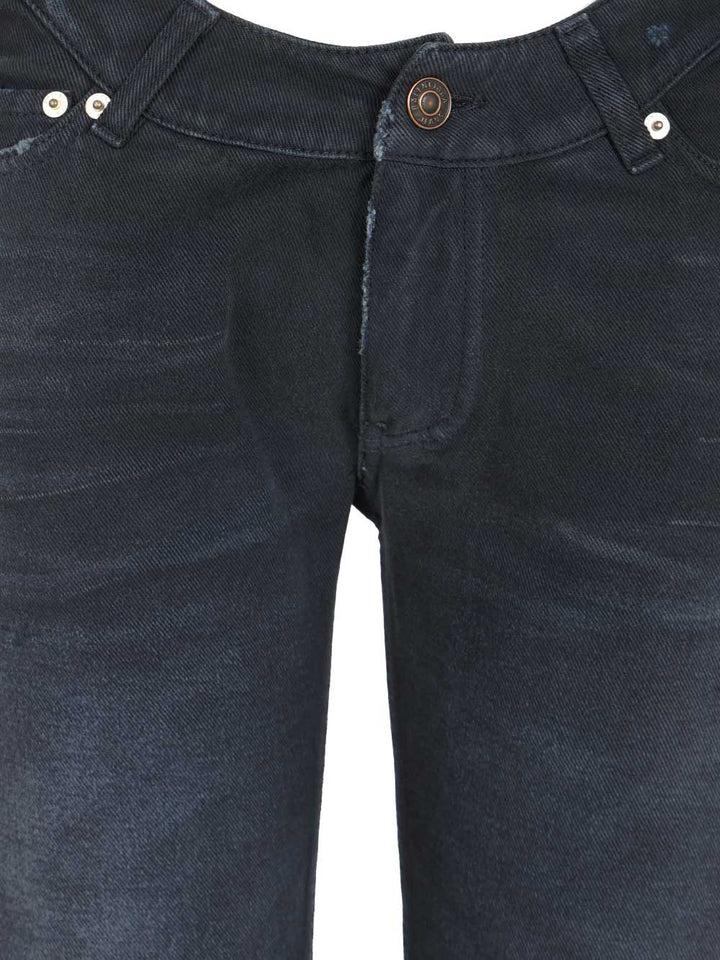 Balenciaga Curved Waist Pants Jeans - Blue | da69a9d4f7dd959d12d0914134be51f9d45a2cb5