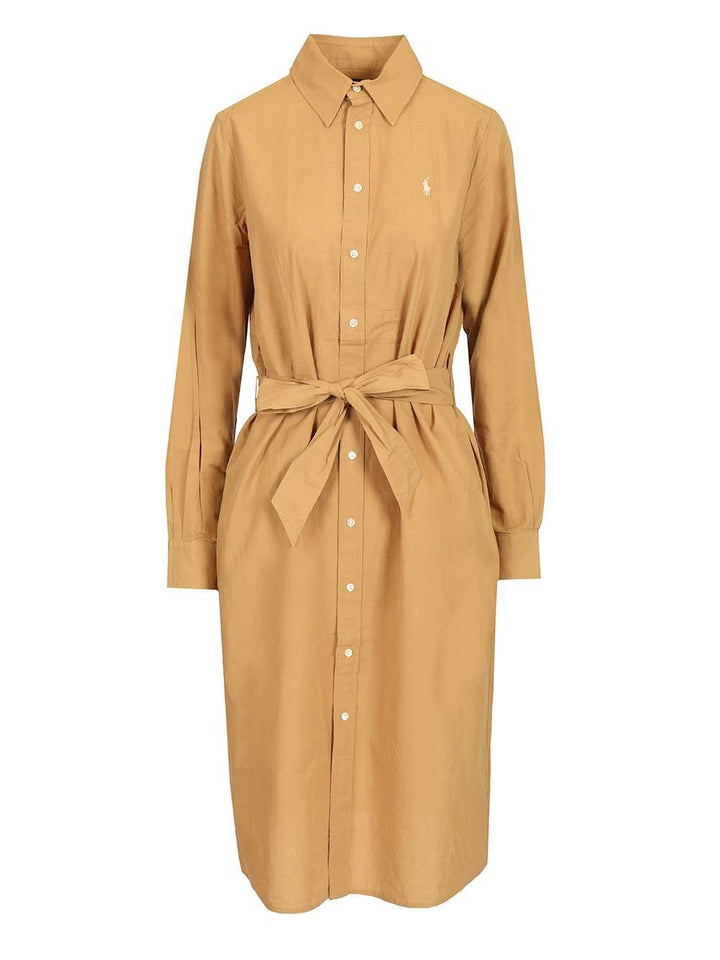 Polo Ralph Lauren Shirt Dress Dresses - Beige | f6d252041bf0974c88f4cd7378ef9ac671a18777