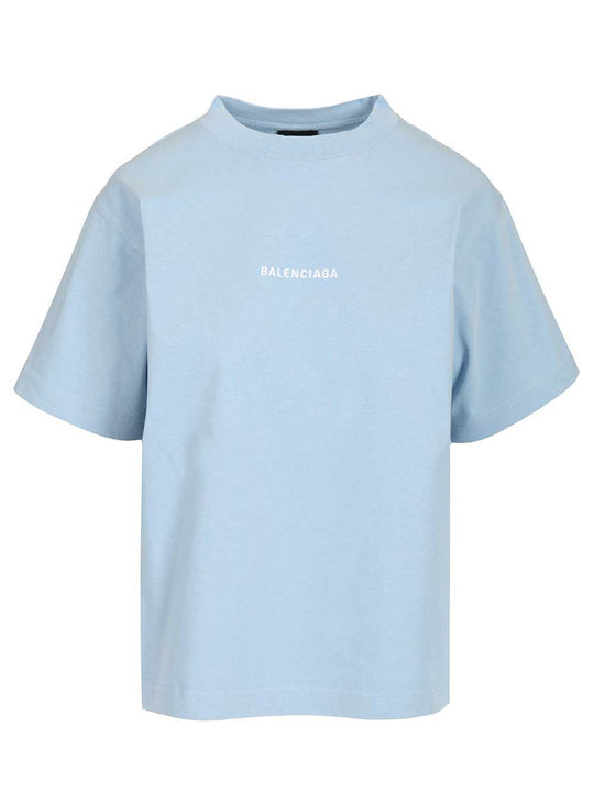 Balenciaga Back T-Shirt Blue