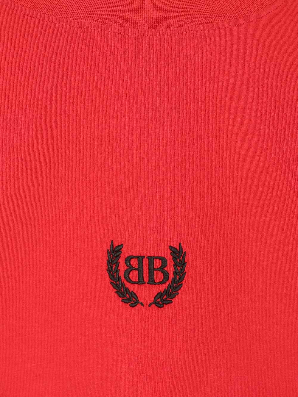 Balenciaga Laurel Classic T-Shirt - Red | cc7683781811493ae3c3fded453e699696be4b52