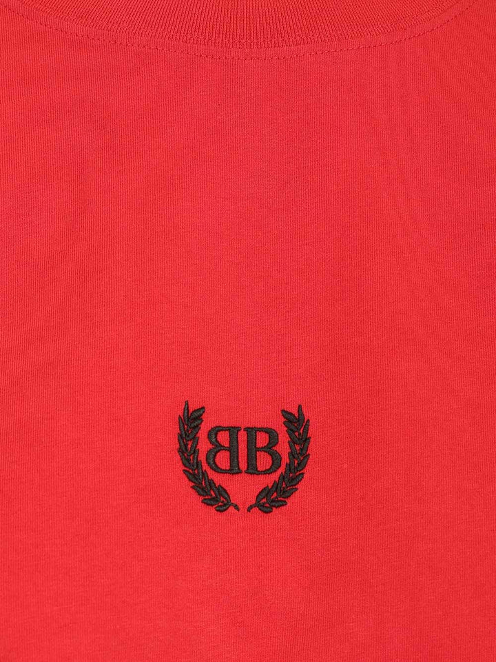 Balenciaga Laurel Classic T-Shirt - Red | cc7683781811493ae3c3fded453e699696be4b52