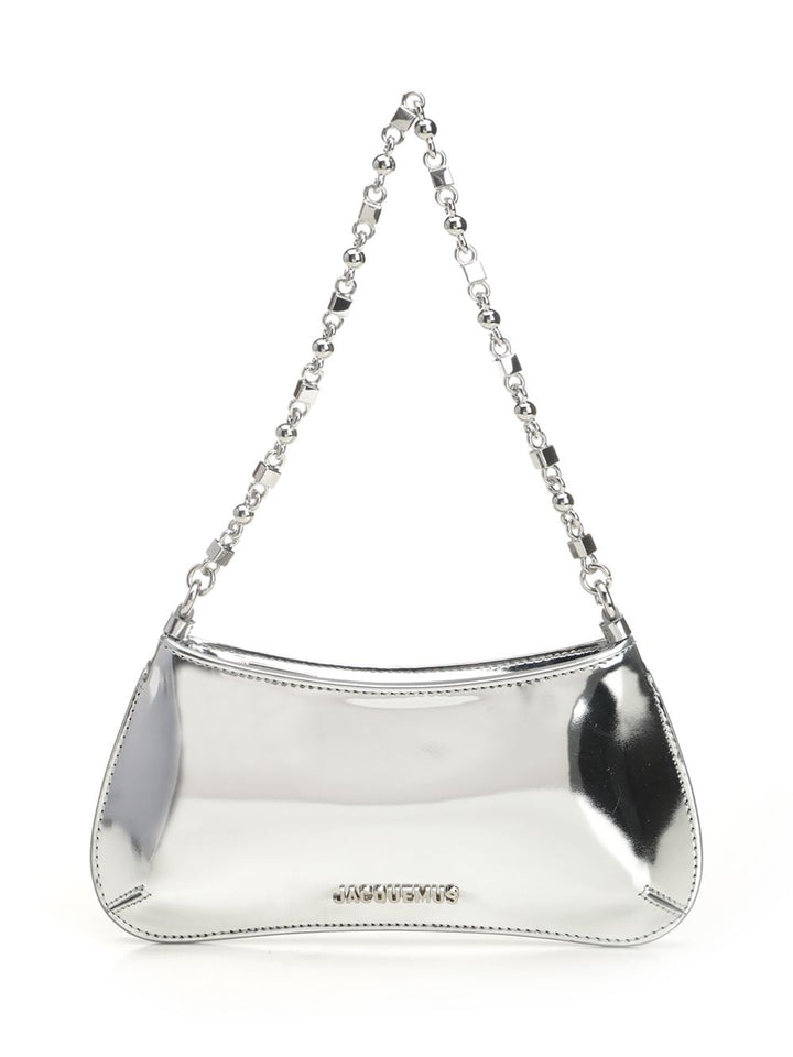 Jacquemus Le Petit Bisou Chaine Shoulder Bags - Grey | 7c85607c34ed04ab1894e56b777f12557c39947c