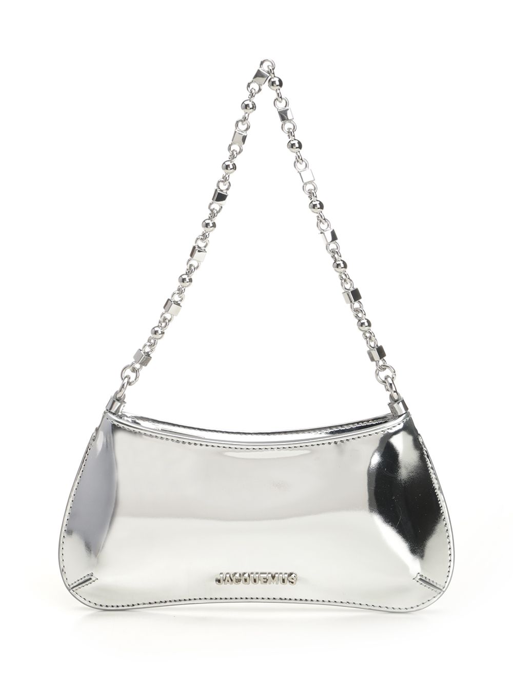 Jacquemus Bisou Chaine Shoulder Bags - Silver | 7c85607c34ed04ab1894e56b777f12557c39947c