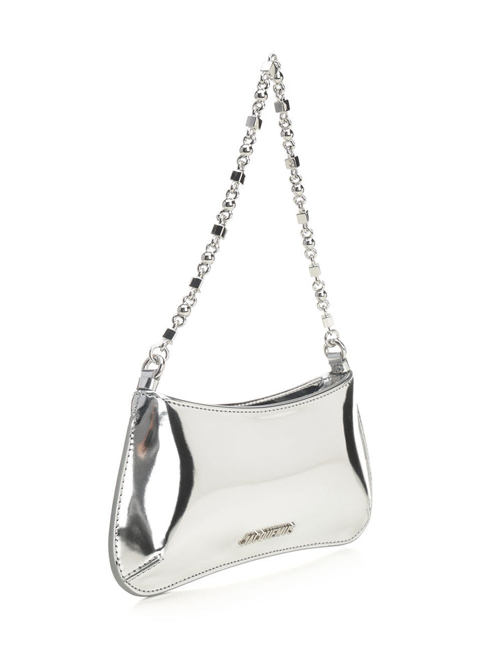 Jacquemus Bisou Chaine Shoulder Bags - Silver | deb9b7e39cd1f465f39603fdf13aa8b97b4b275b