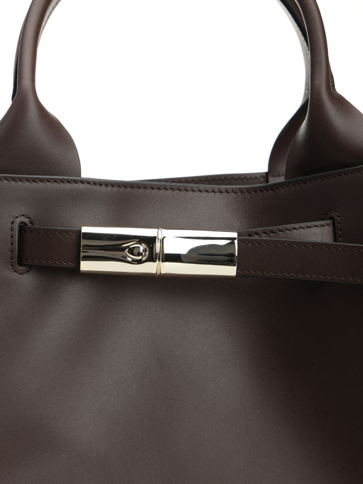 Longchamp Paris Le Smart Handbags - Brown | 53176c39e8a254a899d29d8ed024f83d91d45e62