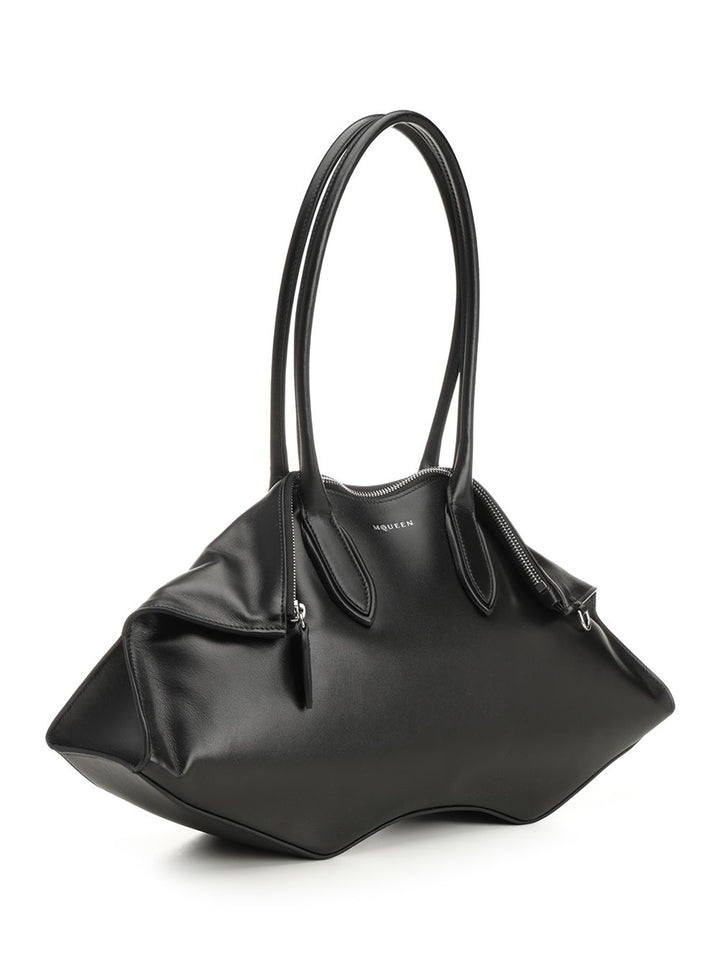 Mcqueen Manta Shoulder Bags - Black | 9da465cb32fe4de07be36811c53f21085eac34da